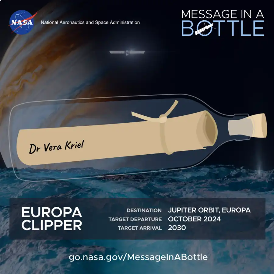 nasa message in a bottle